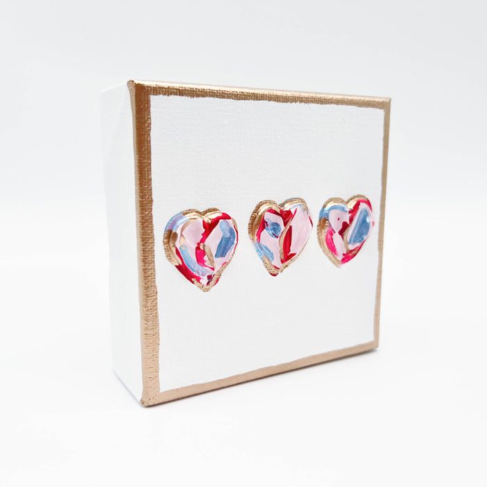 Painted Canvas: Hearts