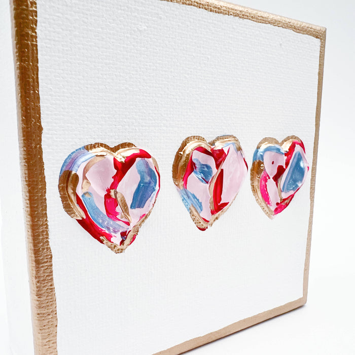 Painted Canvas: Hearts