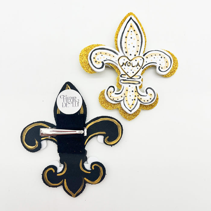 Fleur De Lis Hair Clip