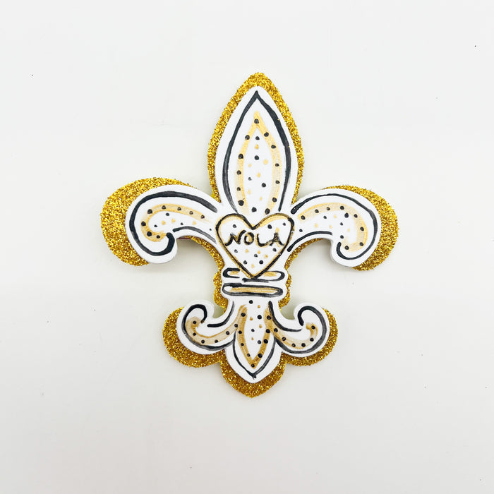 Fleur De Lis Hair Clip