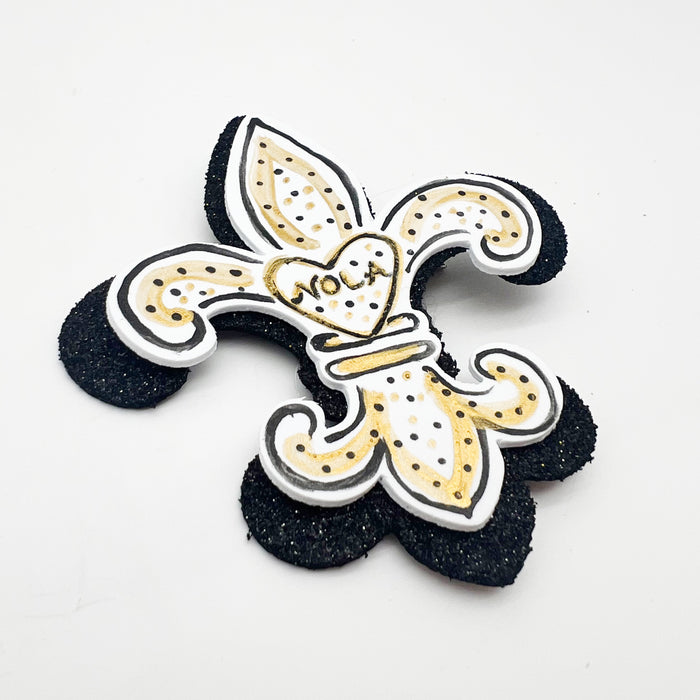 Fleur De Lis Hair Clip