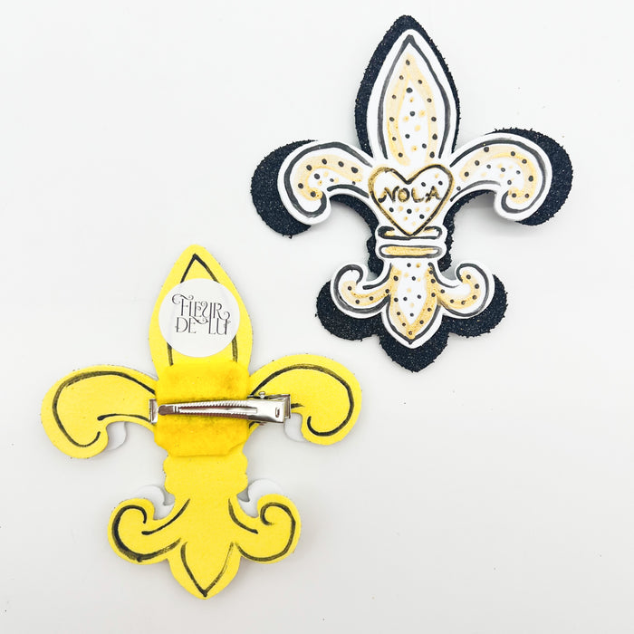 Fleur De Lis Hair Clip