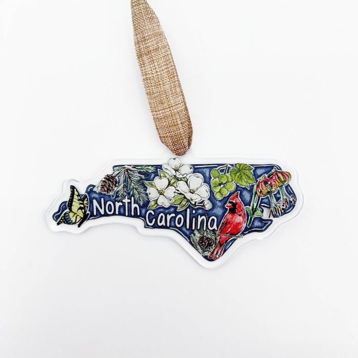North Carolina State Favorites Acrylic Ornament - ONLINE EXCLUSIVE