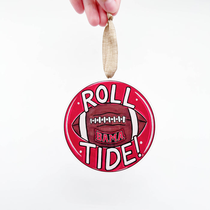 Acrylic Alabama Roll Tide Ornament - ONLINE EXCLUSIVE