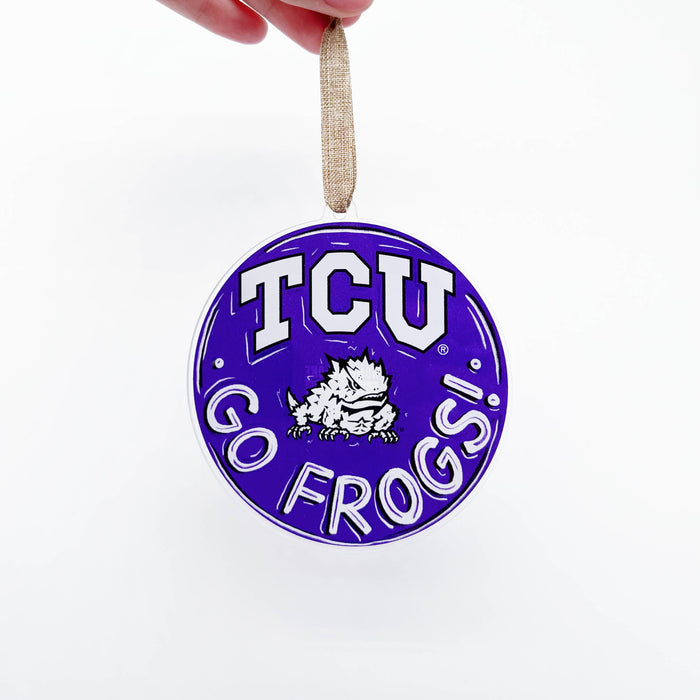Texas Christian University Acrylic Ornament - ONLINE EXCLUSIVE