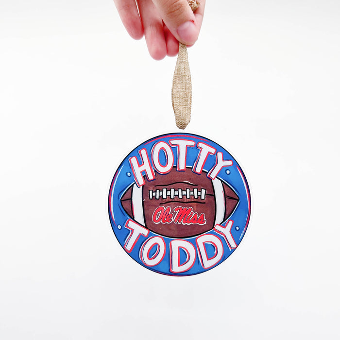 Acrylic Mississippi Hotty Toddy Ornament *ONLINE EXCLUSIVE*