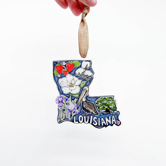 Louisiana State Favorites Acrylic Ornament
