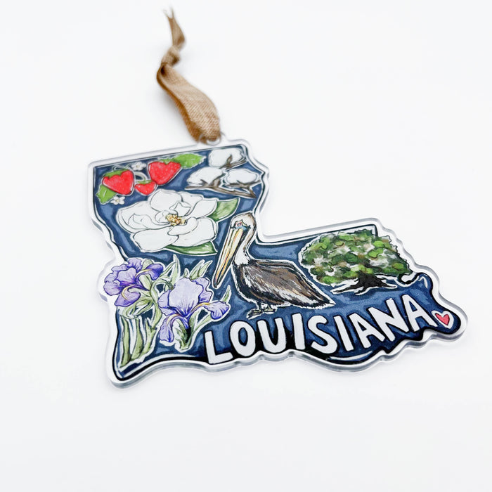 Louisiana State Favorites Acrylic Ornament