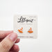 Lilliput New Orleans Traffic Cone Handmade Earring Studs