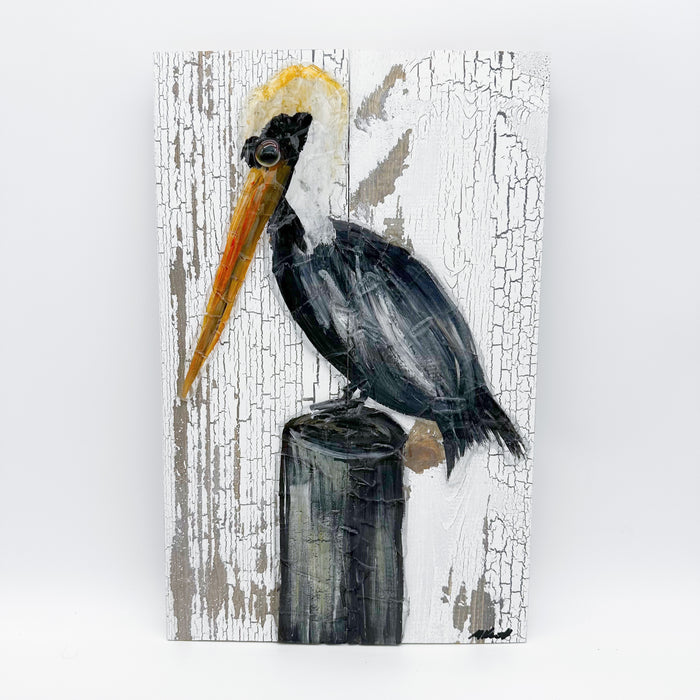 Pelican Seaglass Art No. 2
