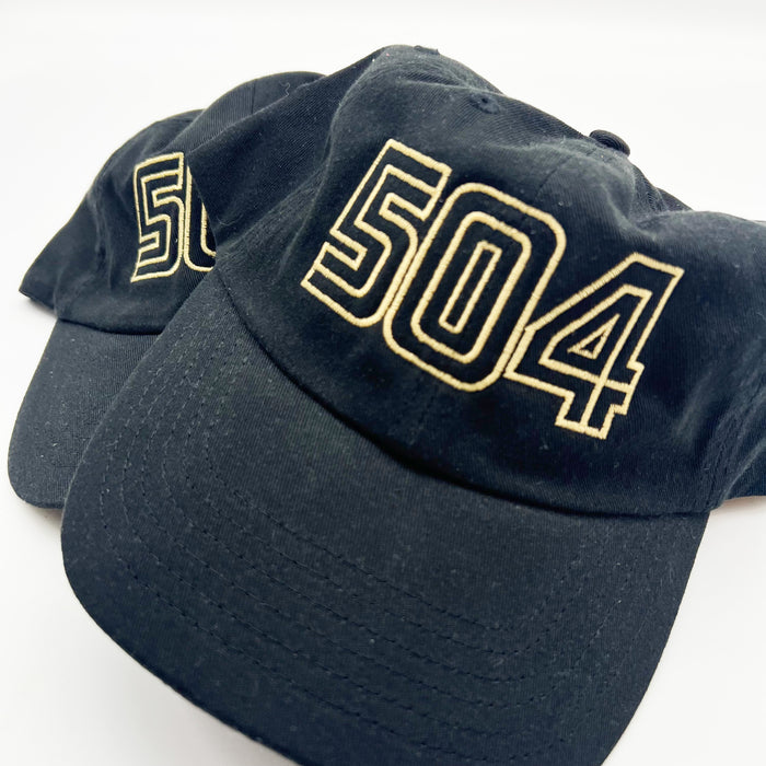 504 Black + Gold Hat