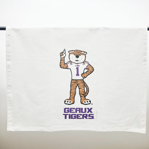 Louisiana State University Geaux Tigers Tiger Mike Licensed Kitchen Tea Towel Baton Rouge 