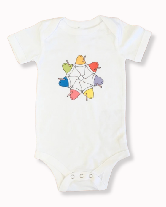 Sno-Ball Wreath Onesie