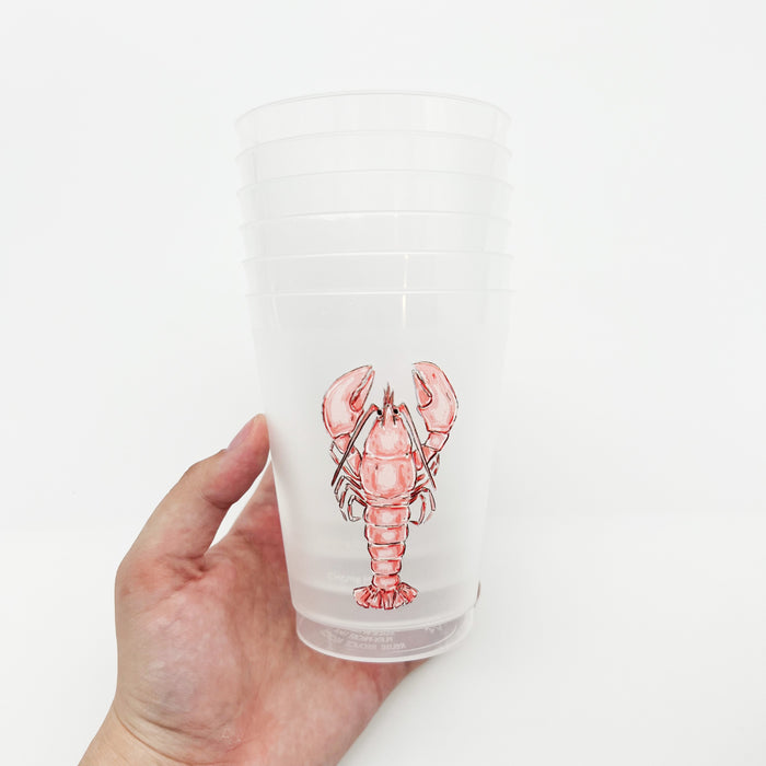 Coastal Lobster Party Cup Set