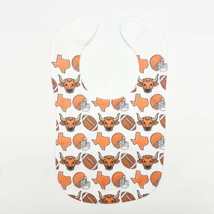 Longhorn Football Bib- ONLINE EXCLUSIVE