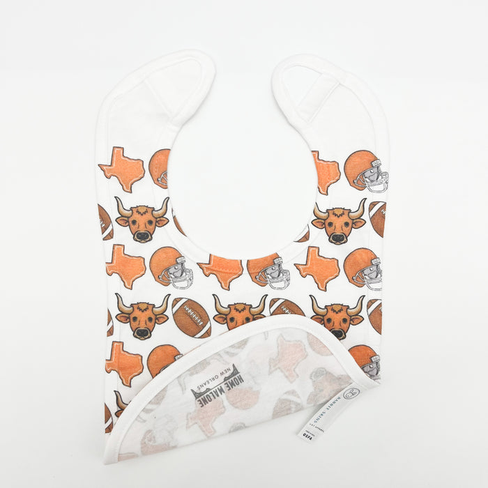 Longhorn Football Bib- ONLINE EXCLUSIVE