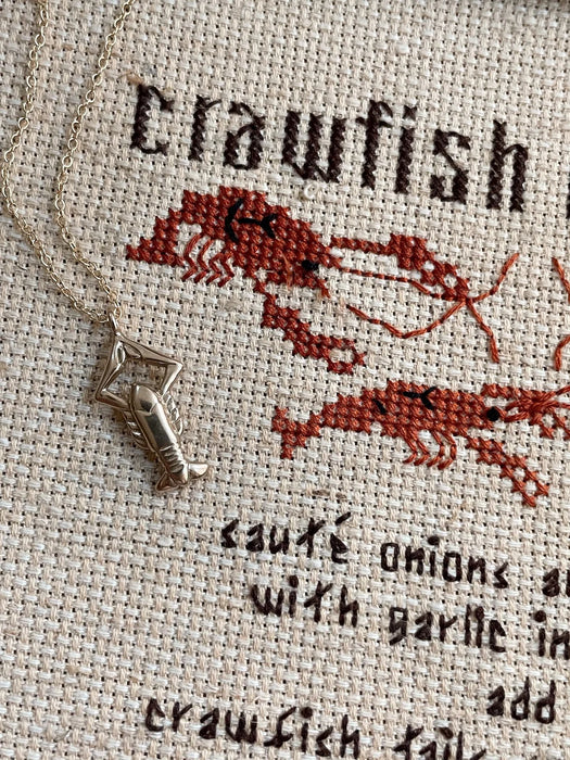 Mimosa Necklace - Crawfish