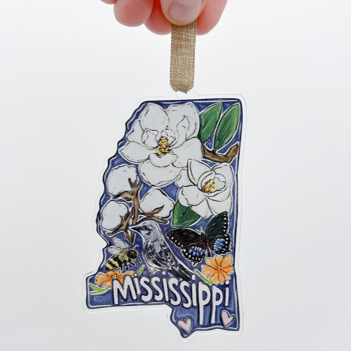 Acrylic Mississippi State Favorites Ornament *ONLINE EXCLUSIVE*