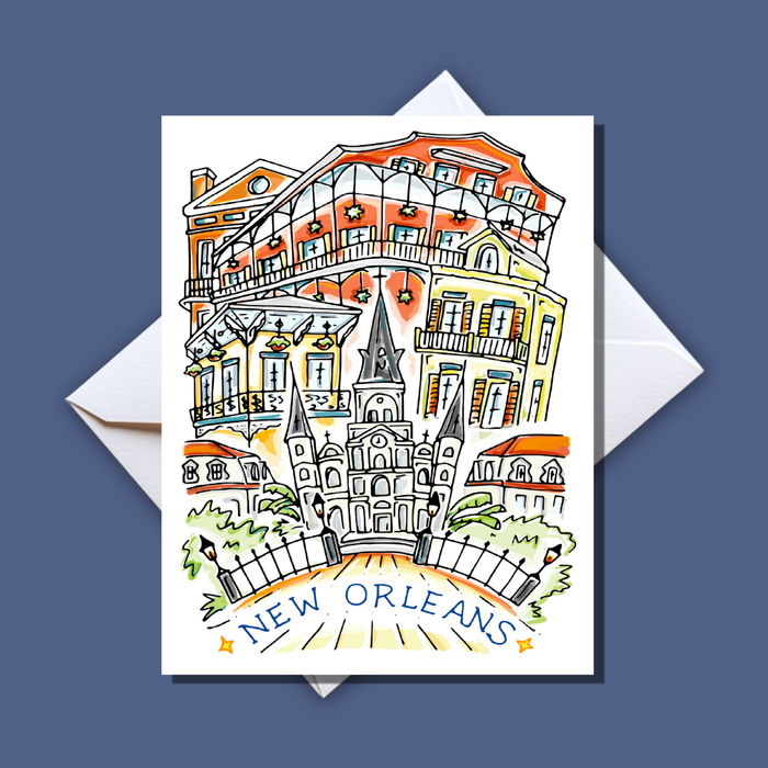 New Orleans Cathedral Card