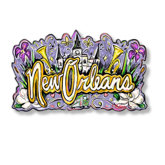 New Orleans Bons Temps Sticker