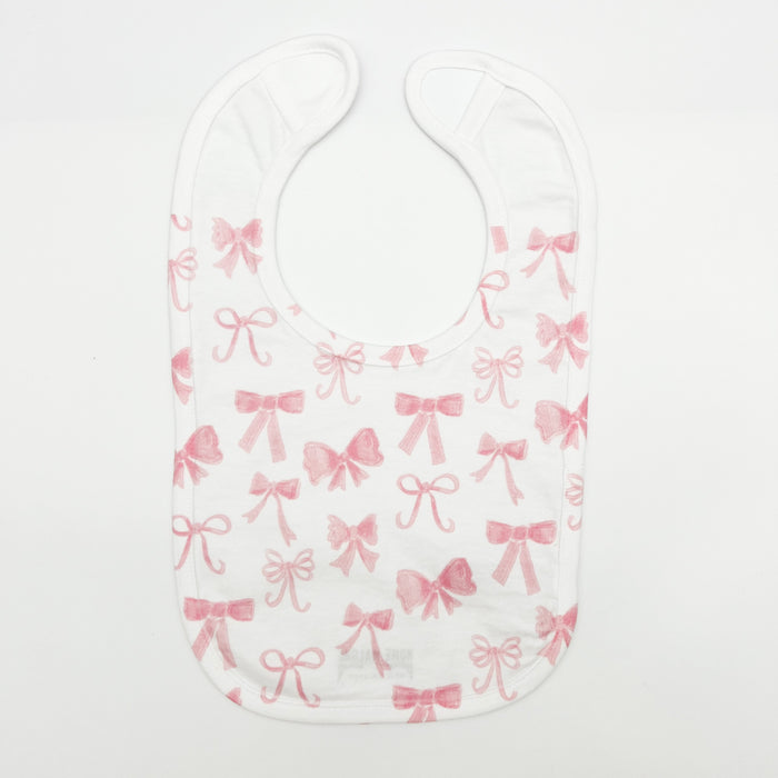 Pink Bows Bib