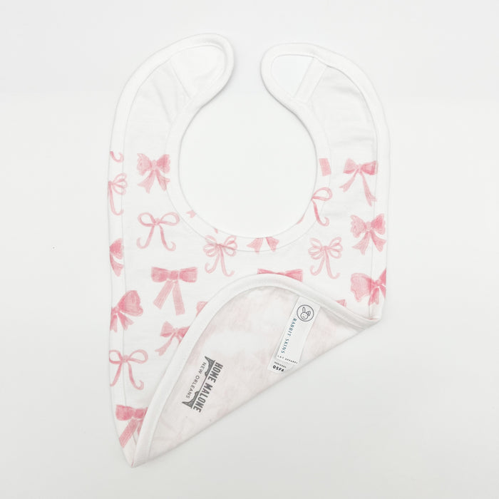 Pink Bows Bib