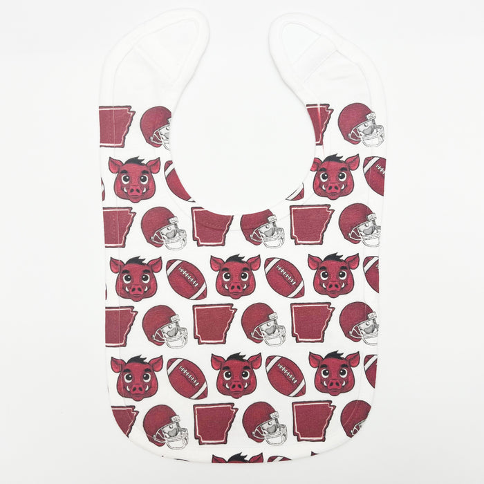 Baby Razorback Bib- ONLINE EXCLUSIVE