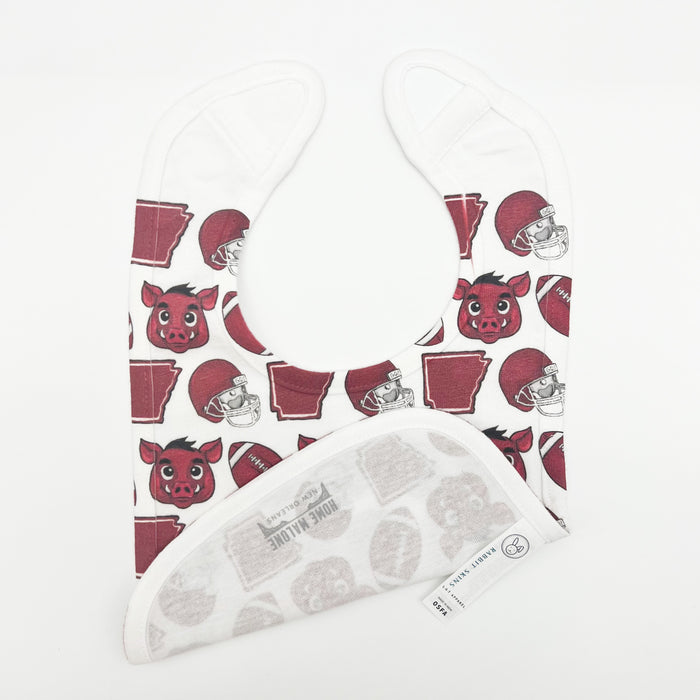 Baby Razorback Bib- ONLINE EXCLUSIVE