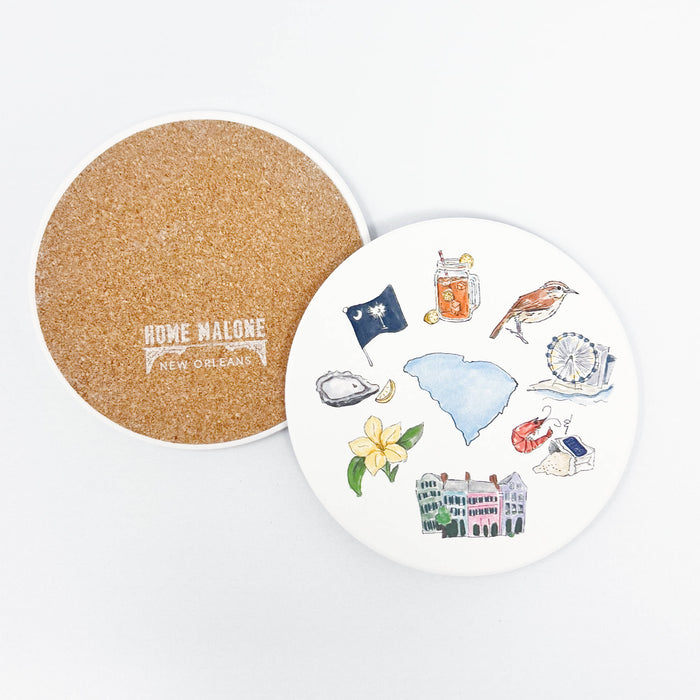 South Carolina Icons Coaster - ONLINE EXCLUSIVE