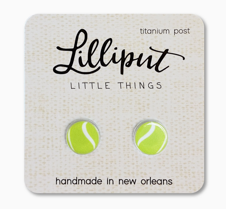 Tennis Ball Earrings