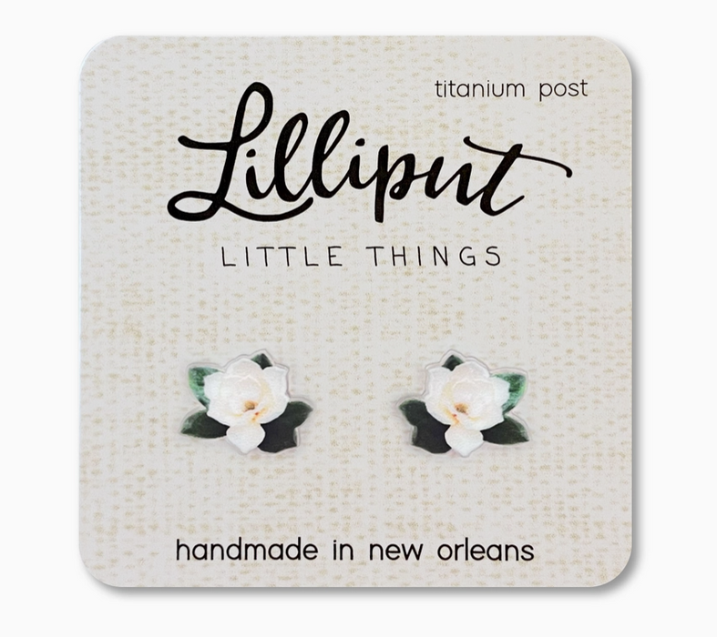 Magnolia Tiny Earrings