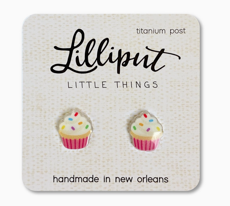 Cupcake Stud Earrings