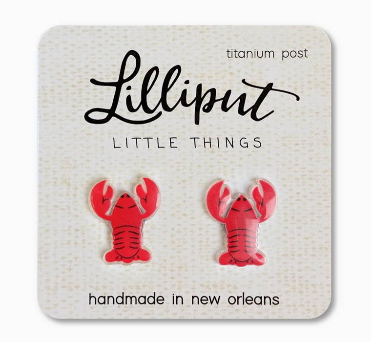 Crawfish Stud Earrings