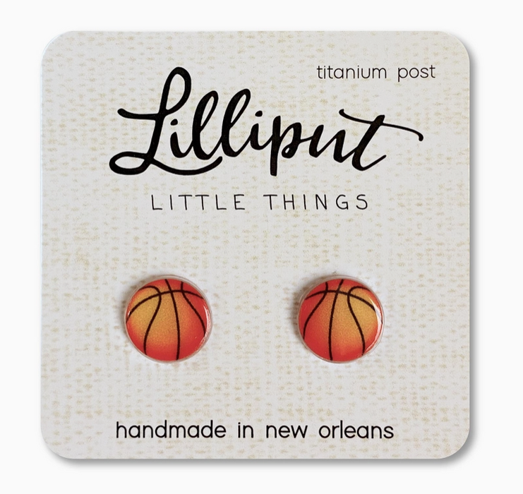 Basketball Earrings