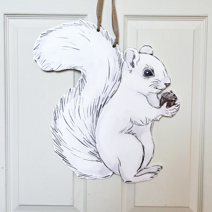 White Squirrel Door Hanger *ONLINE EXCLUSIVE*