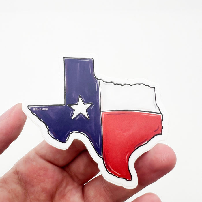 Texas State Flag Sticker - ONLINE EXCLUSIVE