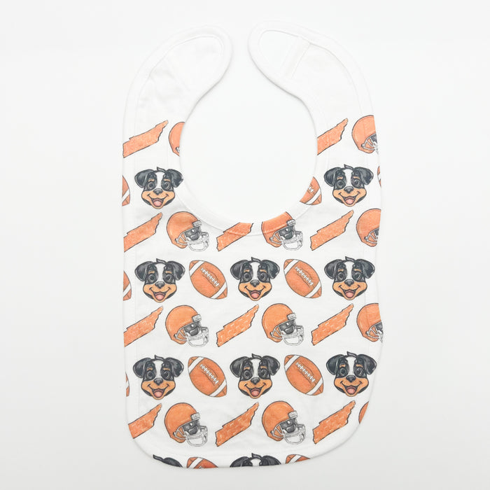 Bluetick Coonhound Football Bib- ONLINE EXCLUSIVE