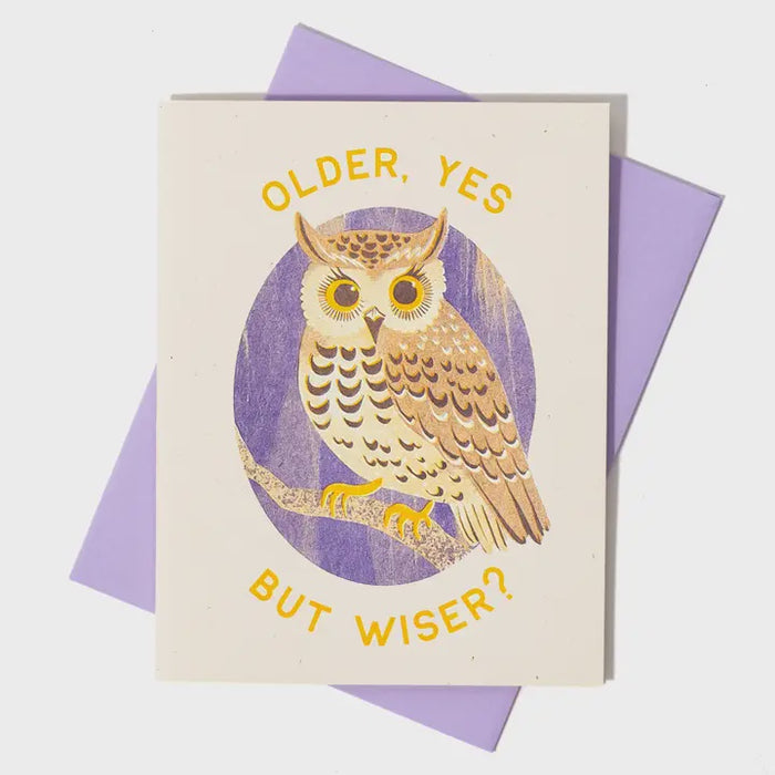 Older Owl Card