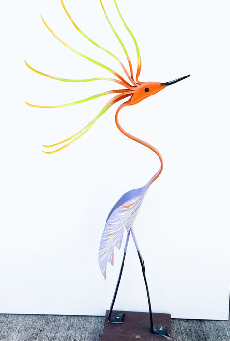 Tall Bird Yard Art