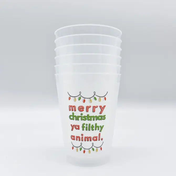 Ya Filthy Animal Party Cup Set