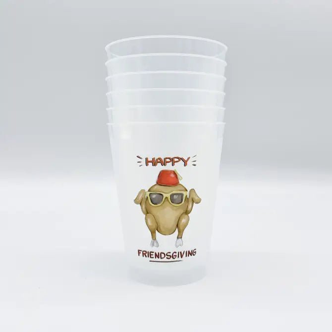 Happy Friendsgiving Party Cup Set