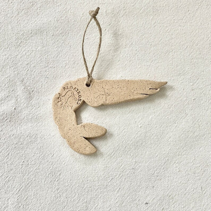 Shrimp Ceramic Ornament