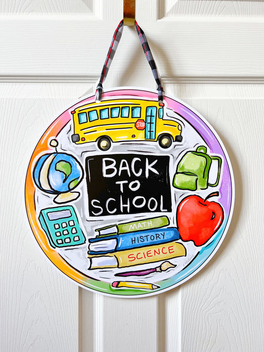 Back To School Door Hanger