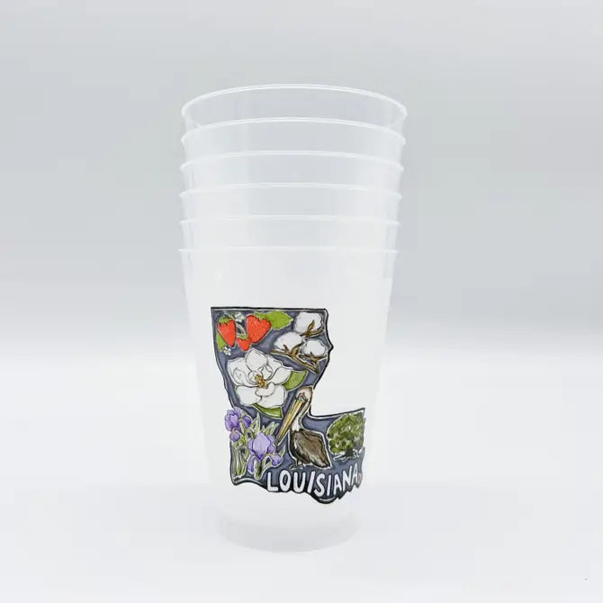 Louisiana Favorites Party Cup Set