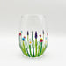 Wild Flower Wine Glass, Spring Time, Girls Night, Wine Night, Gifts for Mom, Summer Time, NOLA, Flowers