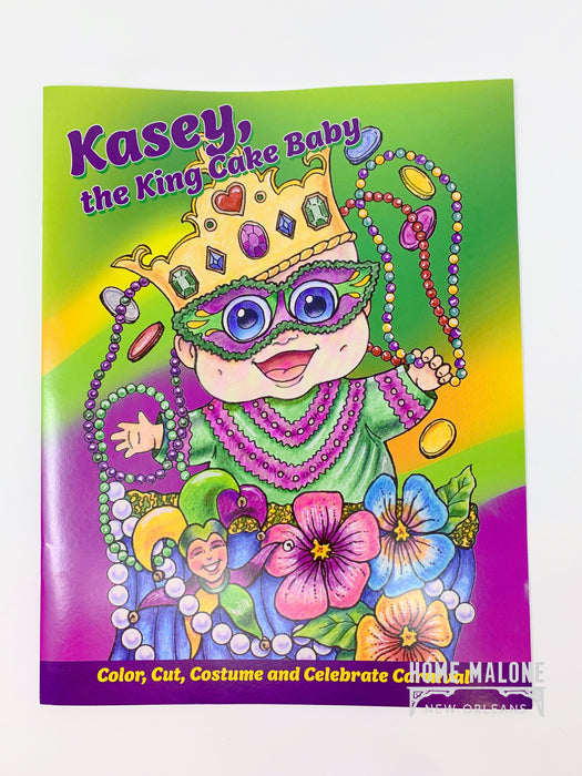 Kasey, The King Cake Baby: Paper Doll Book