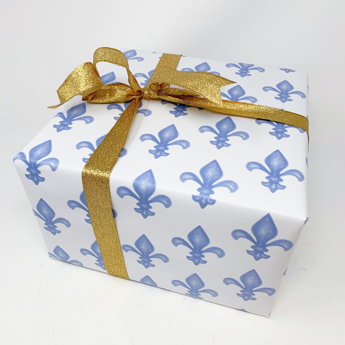 Buy Gold Fleur De Lis Wrapping Paper Sheets Home Malone, Wedding and Baby  Shower Gift Wrap, Pretty, Louisiana Gifts, New Orleans, NOLA Art Online in  India 