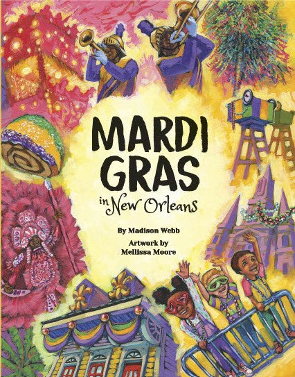 Mardi Gras In New Orleans Hardcover Book