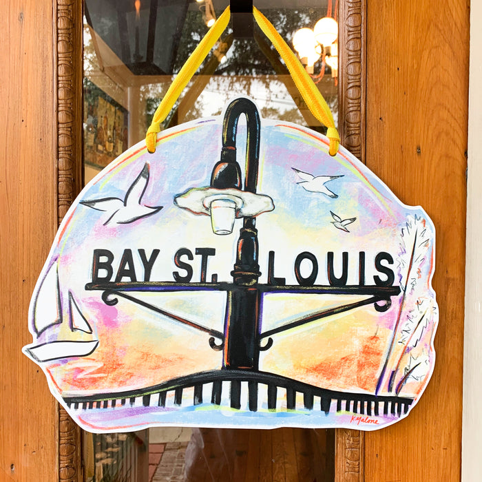 Bay St. Louis Art Door Hanger