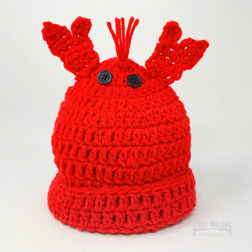 New Orleans baby toddler gifts, local gifts for New Orleans baby registry, crawfish hand crocheted hat